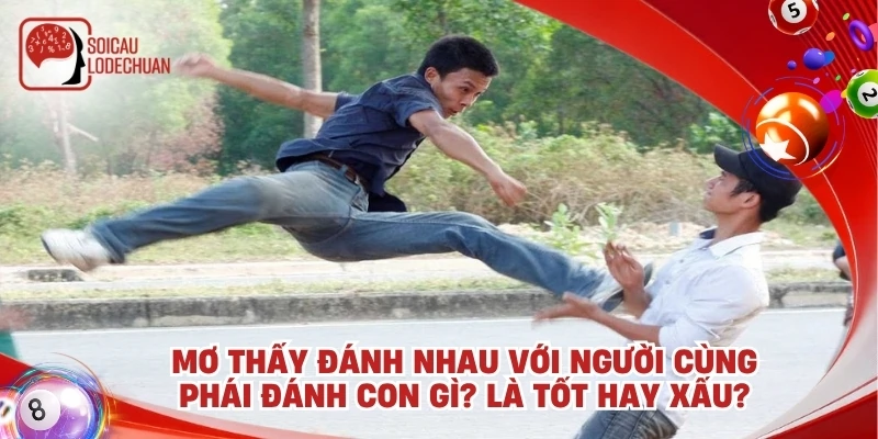 Mơ thấy đánh nhau với người cùng phái đánh con gì? Là tốt hay xấu?