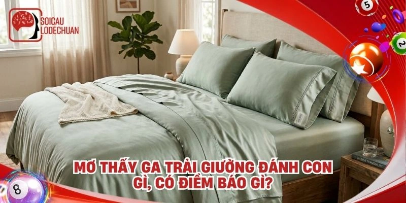 Mơ thấy ga chải giường đánh con gì, có điềm báo gì?