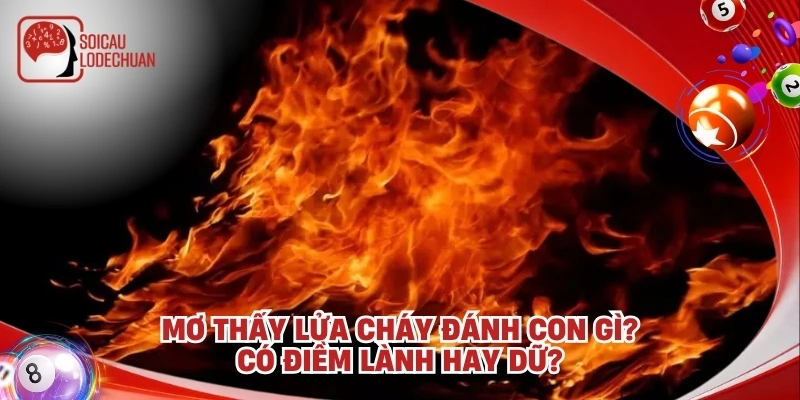 Mơ thấy lửa cháy đánh con gì? Có điềm lành hay dữ?