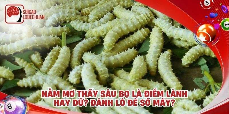 Nằm mơ thấy sâu bọ là điềm lành hay dữ? Đánh lô đề số mấy?